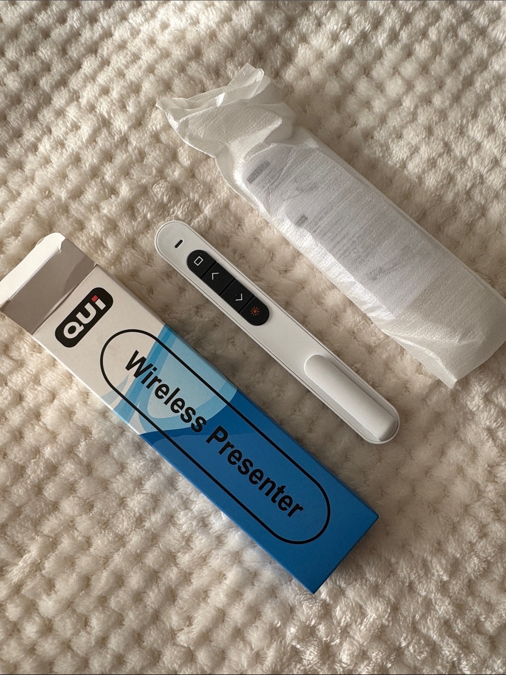 ๐ฑ๏ธ ๐QUI Wireless Presentation Clicker | PPT Presenter Remote with Laser Pointer